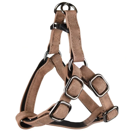Step&Go Delu black neoprene harness – Flamingo